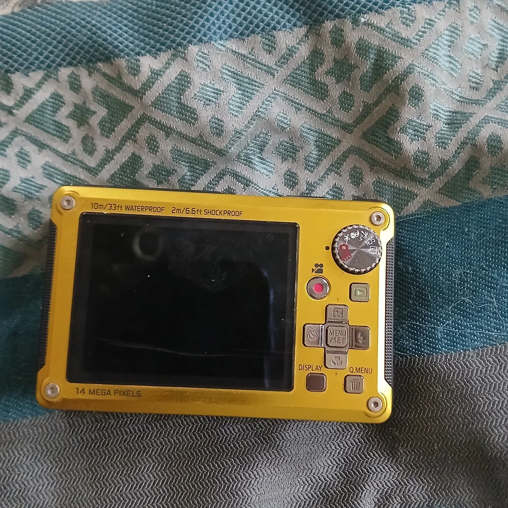 Panasonic Lumix Yellow Digital Camera
